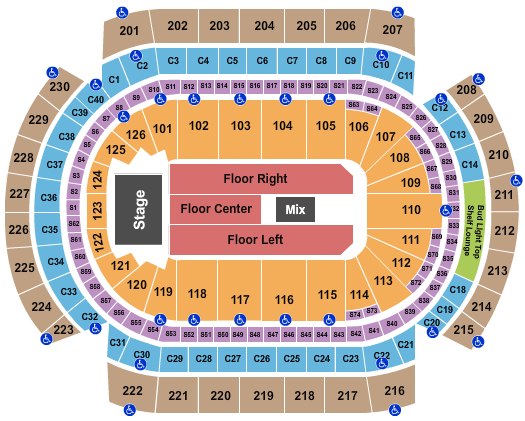 Xcel Energy Center Stevie Nicks Seating Chart